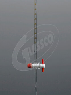 บิวเรตสีใส: Burette Amber scale Class AS with batch Certificate