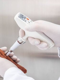 เครื่องวัดอุณหภูมิ/pH ในเนื้อสัตว์ และอาหารชนิดกึ่งแข็ง Semi Solid