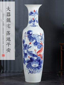 แจกันเซรามิก งานช่างฝีมือชาวจีน จากมณฑลเจียงซี ตั้งวางตกแต่งบ้าน เสริมฮวงจุ้ย