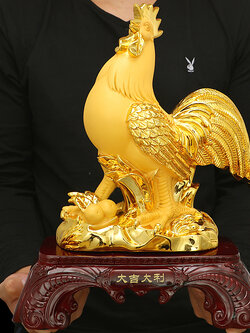 ไก่ทองคำนำความร่ำรวย เสริมมงคลในด้านการเงินค้าขายดี