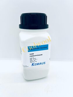 KemAus-Phenolphthalein แบบผง LAB. grade(100กรัม/ขวด)