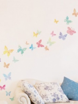 PS-61008 Wall Sticker ลายผีเสื้อ ขนาดแผ่น 50x 70cm