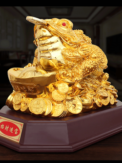 กิมเซียมซู คางคกคาบเหรียญทองเรียกทรัพย์ เครื่องประดับปรับฮวงจุ้ยเสริมความมั่งคั่งร่ำรวย