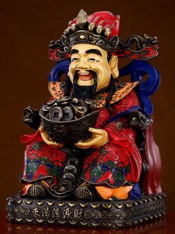 เทพเจ้าไฉ่ซิ้งเอี๊ยเทพแห่งความมั่งคั่งร่ำรวย จากมณฑลซานตง ประเทศจีน