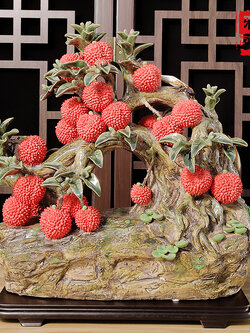 ต้นลิ้นจี่มงคล,ผลไม้เสริมโชคลาภ เสริมทรัพย์เสริมมงคล สูง 35 cm.