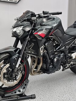 เข้าใหม่แรดดำดุ‼️KAWASAKI Z900โฉมLED จดปี 21โมเดล20 จัดทรงพร้อมซิ่ง 🦏💨