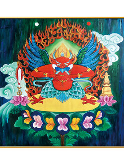 #ภาพวาดทังก้า(Thangka)ภาพวาดทิเบต ทังก้า มันดาลา พุทธศิลป์ชั้นสูง