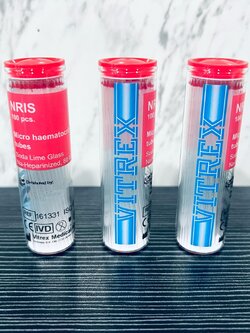 หลอดคาปิลลารี่ Capillary tube(100 ชิ้น/แพ็ค)