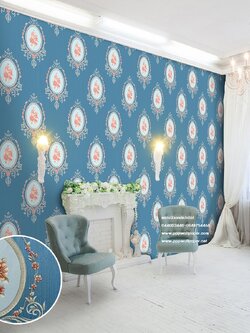 วอลเปเปอร์ลายหลุยส์ หลุยส์ หรูหรา ลวดลายต่าง ๆ