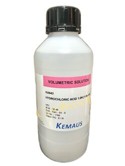KemAus-Hydrochloric acid 1.0N(1.0mol/L)(1ลิตร/ขวด)