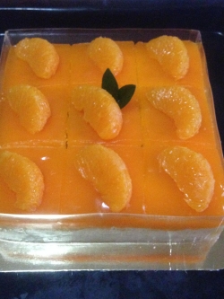 🍊 เค้กส้มเขียวหวาน 🍊 (ขนาด 2 ปอนด์) / Orange Cake (2 Pound / 7'' x 7")