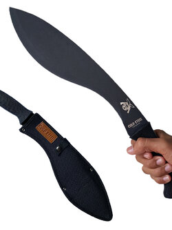 มีดใบตาย มีดกุรข่า COLD STEEL Conqueror Kukri Machete ขนาด 17.3 นิ้ว (44 ซม.) พร้อมซองไนล่อนร้อยเข็มขัดสำหรับเก็บมีด