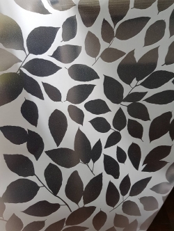 HPG-31822 Window Sheet สติ๊กเกอร์ฝ้าติดกระจกลายกิ่งไม้ หน้ากว้าง 100 cm