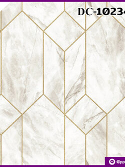 ลายหินอ่อน สีขาว เส้นทอง DC 10234-1