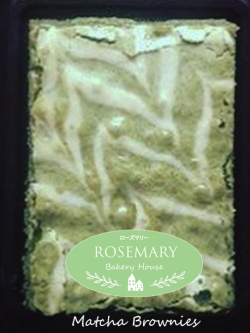 บราวนี่ส์มัทฉะชาเขียว Matcha Brownies (ขนาด 6 x 8 cm.)