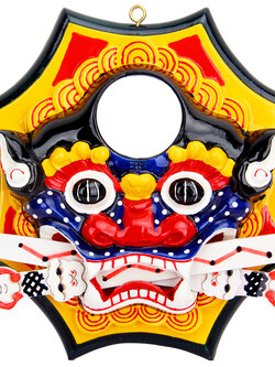 เสือคาบดาบกระจกแปดทิศ,กระจกแปดเหลี่ยม, ป้องกันสิ่งชั่วร้ายเข้าบ้าน, แก้ฮวงจุ้ยผลิตตามหลังฮวงจุ้ย