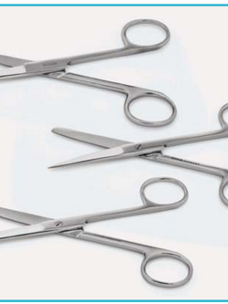 กรรไกรสแตนเลส ISOLAB ยาว 160 mm