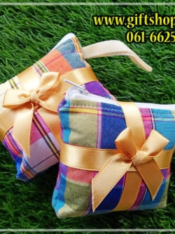 กระเป๋าใส่เงินลายผ้าขาวม้า