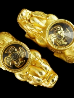 ปี่เซี๊ยะเรียกทรัพย์ หลังกังหันแชกงหมิว(หมุนได้) ของแท้บูชาตรงจากวัดแชกงหมิว ฮ่องกง