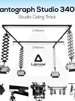 PANTOGRAPH STUDIO 3400 รางแขวนแบบรอแกนยืดหด