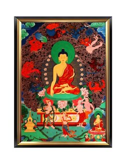 #ภาพวาดทังก้า(Thangka)ภาพวาดทิเบต ทังก้า มันดาลา พุทธศิลป์ชั้นสูง