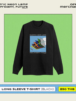 T-SHIRT PAST, PRESENT, FUTURE CONCERT - FADE BLACK LONG SLEEVE