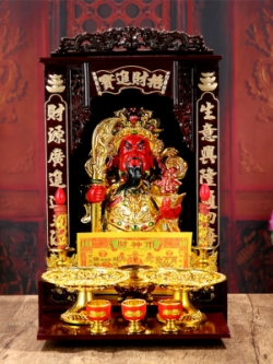 ชุดศาลเจ้าบูชาเทพกวนอู ทั้งชุดผลิตและนำเข้าจากมณฑลกวางตุ้ง ประเทศจีน ขนาด 10-22 นิ้ว