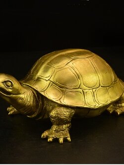 เต่ามงคลทองเหลือง สัตว์มงคลเสริมดวง,แก้ฮวงจุ้ย,ป้องกันภัย