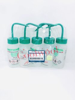 Wash bottle ขวดฉีดน้ำกลั่น อะซิโตน LDPE- Azlon ขนาด 250 ml