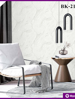 ลายหินอ่อน สีขาว เทา BK 21175