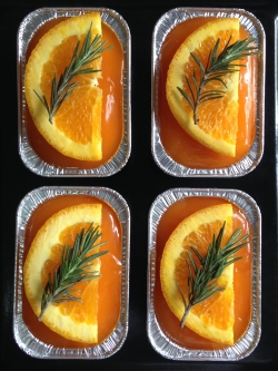 🍊 เค้กส้มแมนดาริน🍊 (แบบใส่กล่องฟรอย์) Mandarine Orange Cake (ราคาต่อชิ้น)