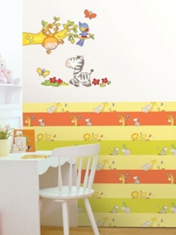 SWST-06 Wall sticker สัตว์น่ารัก 32x60 Cm