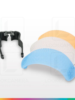 3 Color Pop-up Flash Diffuser อุปกรณ์ช่วยกระจายแสงแฟลชหัวกล้อง