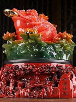 คางคกสามขาคาบเหรียญ(กิมเซียมซู) เครื่องประดับปรับฮวงจุ้ยเสริมดวงการเงิน การค้า