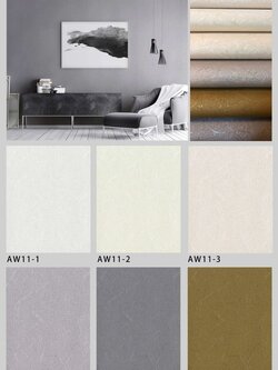 วอลล์เปเปอร์ติดผนังสไตล์โมเดิร์นลายเรียบหรู เส้นไหม