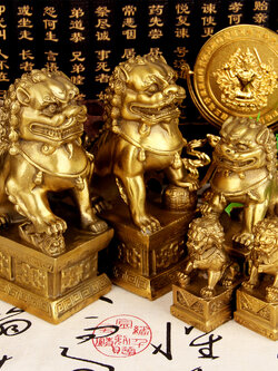 สิงโตคู่ สิงโตเฝ้าประตู ป้องกันภัยสิ่งชั่วร้าย เฝ้าทรัพย์สินภายในบ้าน,บริษัท อาคาร สำนักงาน