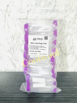 Centrifuge tube sterile 50ml (25/pkg)-Lab Medic หลอดปั่นเหวี่ยง 50 ml