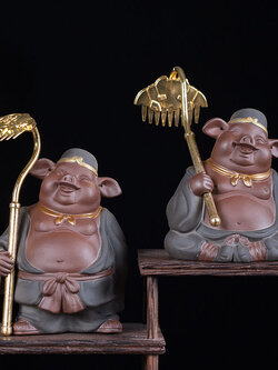 ตุ๊กตาดินเผาตือโป๋วก่าย ตบแต่งห้อง,โต๊ะทำงาน