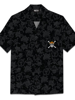 เสื้อฮาวายวันพีซ Hawaii shirt One Piece Icon Luffy