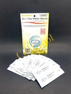 ชุดทดสอบคุณภาพน้ำดื่ม 4 in 1-pH, Total Alkalinity, Total Chlorine, Total Hardness (30test/ชุด)