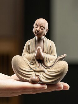 ตุ๊กตาดินเผานักบวชนิกายเซน รูปแบบสวยงามสไตล์จีน