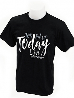 [PRE-ORDER] TOR SAKSIT : CONCERT LOGO T-SHIRT BLACK