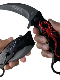 มีดพับ มีดคารัมบิต Cold Steel F92 ขนาด 8.3 นิ้ว (21 ซม.)