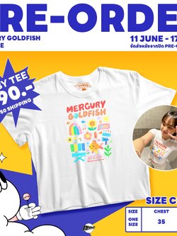 Baby Tee : MERCURY GOLDFISH - CAT T-SHIRT 2024
