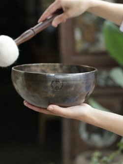 Tibetan Singing Bowl ขันทิเบต(ทองเหลือง) งานทำมือโดยช่างฝีมือชาวเนปาล