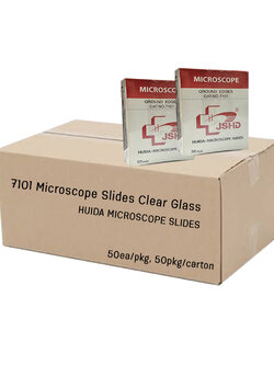Plain microscopic slide Ground edges,25x75mm(50แผ่น/กล่อง,50กล่อง/ลัง)-สไลด์ใส
