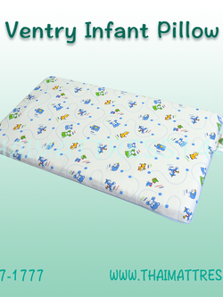 หมอนหนุนยางพารา สำหรับเด็กแรกเกิด Venty Infant Pillow หลากหลายสี