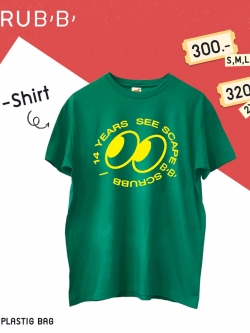 SCRUBB : T-SHIRT SCRUBB GREEN CAT EXPO 6