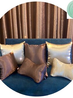 หมอนอิง และ หมอนรองคอ ใยสังเคราะห์เกรดพรีเมียม ถอดซักได้