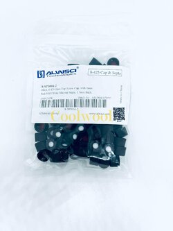 8-425 ฝาเกลียวปิดขวดvial ขนาด 8 mm Screw cap (100ชิ้น/แพ็ค)